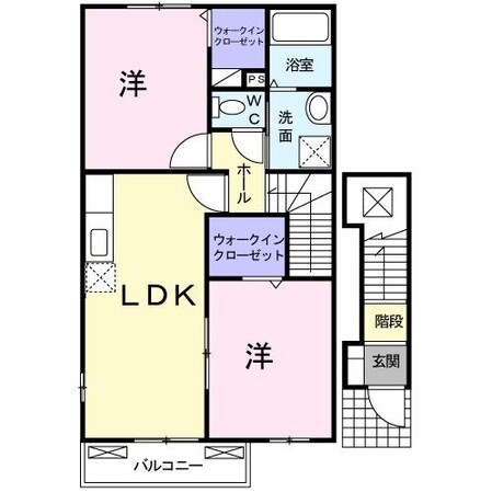 カーサセレノ壱番館の物件間取画像